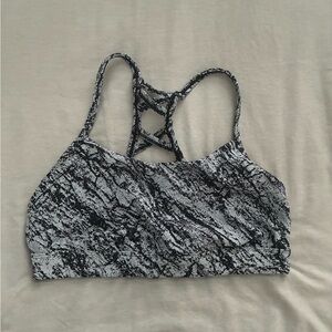 All in Motion Black and Gray Sports Bra